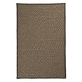 thumbnail image 1 of Natural Wool Houndstooth - Caramel  HD34 Braided Rug, 1 of 2