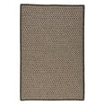 thumbnail image 1 of Colonial Mills Rug HD36R024X096S Natural Wool Houndstooth - Espresso 2 in. x 8 in. Braided Rug, 1 of 2