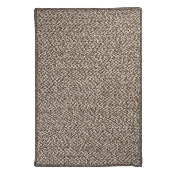 HD32R096X120S Natural Wool Houndstooth - Latte 8x10 Rug, 100% All-Natural Wool - Rectangle.