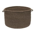 thumbnail image 1 of Colonial Mills Natural Wool Houndstooth Storage Basket, 1 of 6