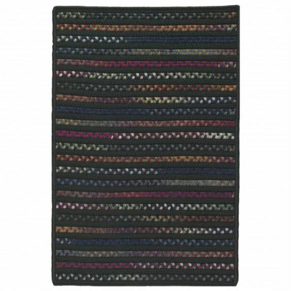 NJ85R120X168S Navajo - Green 10x14 Rug, 50% Polypropylene/50% Nylon - Rectangle.