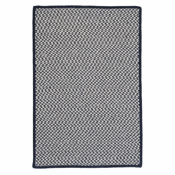 Colonial Mills Outdoor Houndstooth Tweed - Navy 11' square