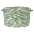 thumbnail image 1 of OT68R132X132S Outdoor Houndstooth Tweed - Leaf Green 11' square Rug, 100% Polypropylene - Square., 1 of 7