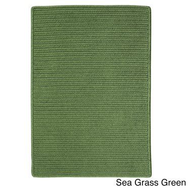 Colonial Mills Oakland Rectangle Reversible Indoor/ Outdoor Braided 8'x11' Area Rug Sea Grass Green