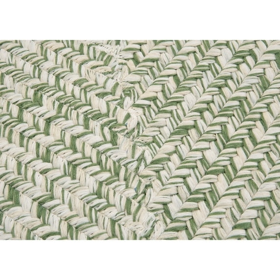 Colonial Mills Ocean's Edge Braided Indoor/ Outdoor Area Rug Grass Green 5' x 8' 5' x 8' Rectangle