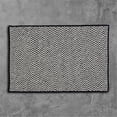 thumbnail image 1 of OT49R120X120S Outdoor Houndstooth Tweed - Black 10 square Rug, 100% Polypropylene - Square., 1 of 2