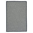 thumbnail image 1 of Colonial Mills Outdoor Houndstooth Tweed - Navy 8' square, 1 of 2