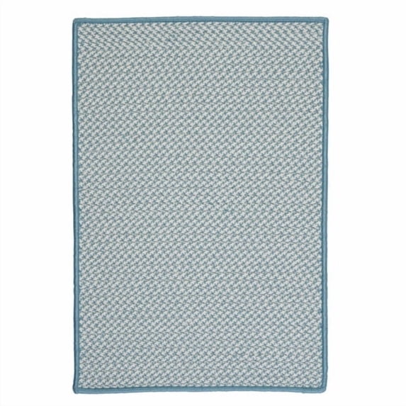 Outdoor Houndstooth Tweed - Sea Blue 2x11