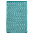 thumbnail image 1 of OT57R024X096S Outdoor Houndstooth Tweed - Turquoise 2x8 Rug, 100% Polypropylene - Runner (Rectangle)., 1 of 2