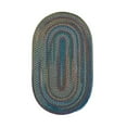 thumbnail image 1 of Oval Rug New England Braid - Dusk Blue 8' x 10', 1 of 3
