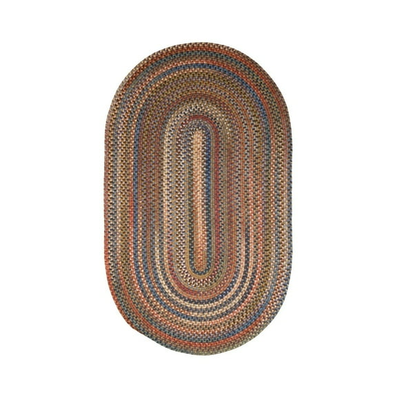 Oval Rug New England Braid - Floral 8' x 10'