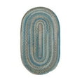 thumbnail image 1 of Oval Rug New England Braid - Seafoam 5' x 7', 1 of 5