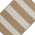 thumbnail image 1 of Colonial Mills Beige and Off White Striped Handcrafted Reversible Door Mat 45" x 70", 1 of 2