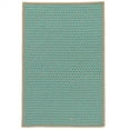 thumbnail image 1 of Colonial Mills 4' Blue and Beige Square Area Throw Rug, 1 of 2
