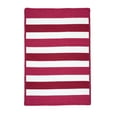 thumbnail image 1 of Colonial Mills 2' x 5' Red and White Handmade Rectangular Striped Runner Rug, 1 of 3