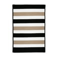 thumbnail image 1 of PO49R024X096S Portico - Sharp Black 2x8 Rug, 100% Polypropylene - Runner (Rectangle)., 1 of 3
