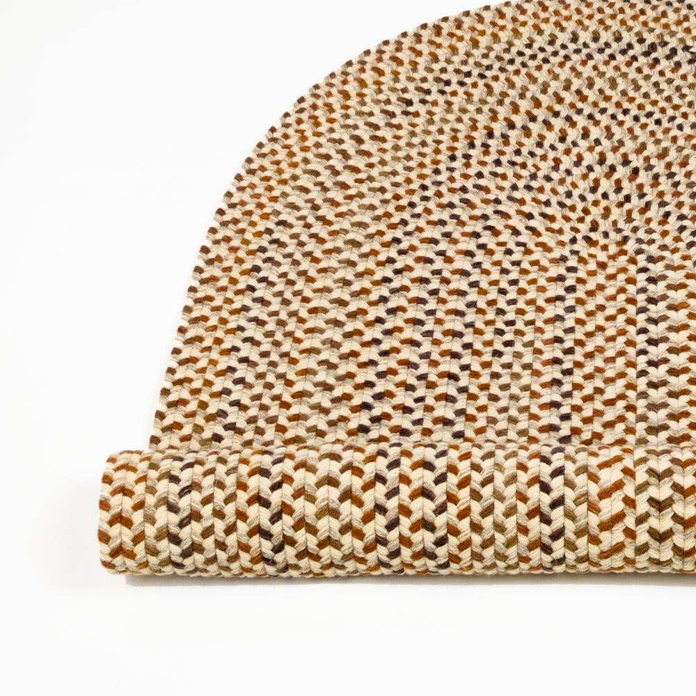 Colonial Mills Premier Woven Wool Braided Area Rug Rust 8x10 8' x 10 ...