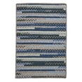thumbnail image 1 of Colonial Mills Print Party Rectangle Braided Blue Area Rug 14"x17", 1 of 1