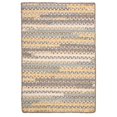 thumbnail image 1 of Colonial Mills Print Party Rectangle Braided Yellow Area Rug 14"x17", 1 of 2