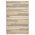 thumbnail image 1 of Print Party Rects Yellow Area Rug, Square 6' x 6', 1 of 2