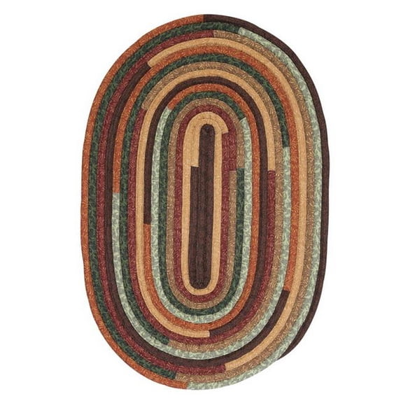 Colonial Mills Quilter'S Choice Braided Multi Area Rug 2x12