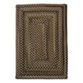 thumbnail image 1 of 5' Green and Brown Braided Square Area Throw Rug, 1 of 2