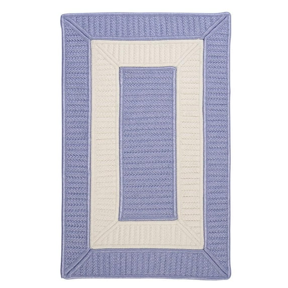 Colonial Mills Rope Walk Braided Purple Area Rug 5x8