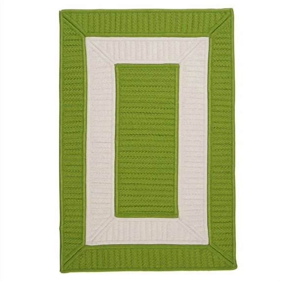 Colonial Mills Rope Walk Braided Green Area Rug 6x6