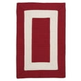thumbnail image 1 of Colonial Mills Rope Walk Braided Red Area Rug 2x10, 1 of 2