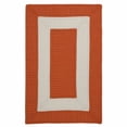 thumbnail image 1 of Colonial Mills Rope Walk Braided Orange Area Rug 3x5, 1 of 2