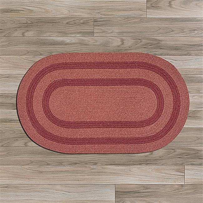 Colonial Mills Rug  2 x 12 ft. Graywood Braided Rug Cedar