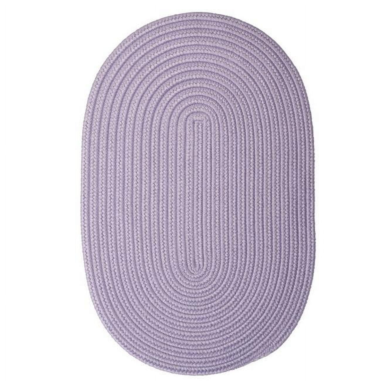 Handmade Blue Oval Braided Synthetic 2'x3' Rug
