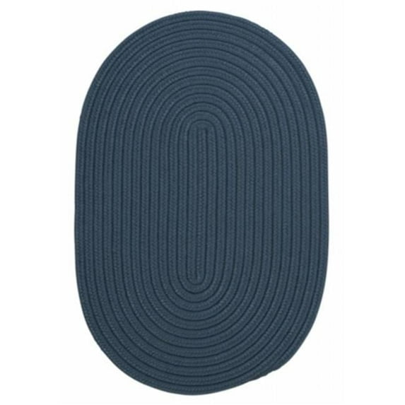 Colonial Mills Rug Boca Raton Braided Rug - Lake Blue - 4 ft. x 6 ft.