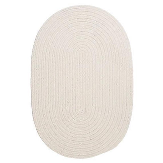 Colonial Mills Rug Boca Raton Braided Rug - White - 12ft x 15ft