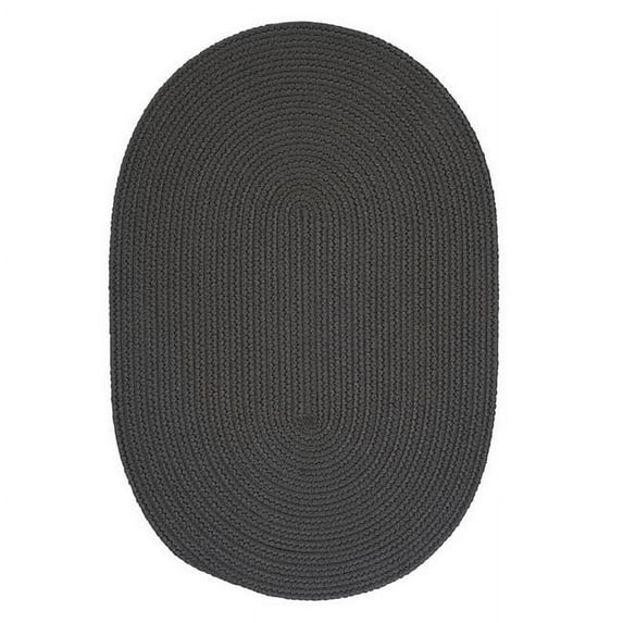 Colonial Mills Rug Boca Raton Gray Braided Rug - 2 ft. x 4 ft.