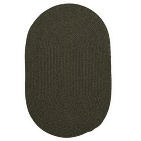 Colonial Mills Rug Bristol Olive Braided Rug - 6 ft. Round