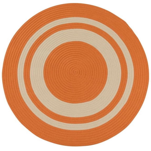 Colonial Mills Rug Coronado Round Braided Rug Rust - 9 ft.