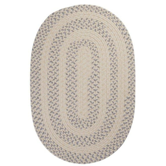Colonial Mills Rug Elmwood Braided Rug - Stonewash 7in. x 9in.