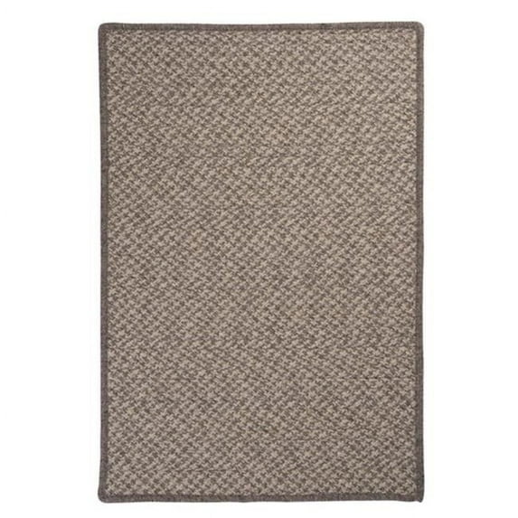 Colonial Mills Rug Natural Wool Houndstooth Rug - Latte - 10in. x 13in. Braided Rug