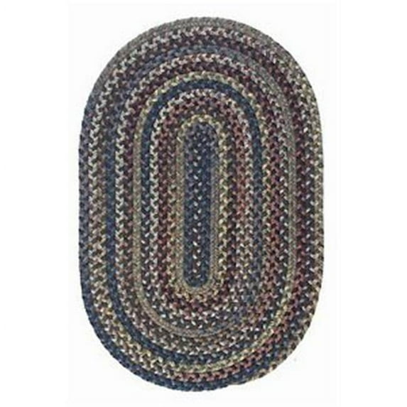 Colonial Mills Rug Oak Harbour Braided Rug - Dusk - 4 ft. x 6 ft.