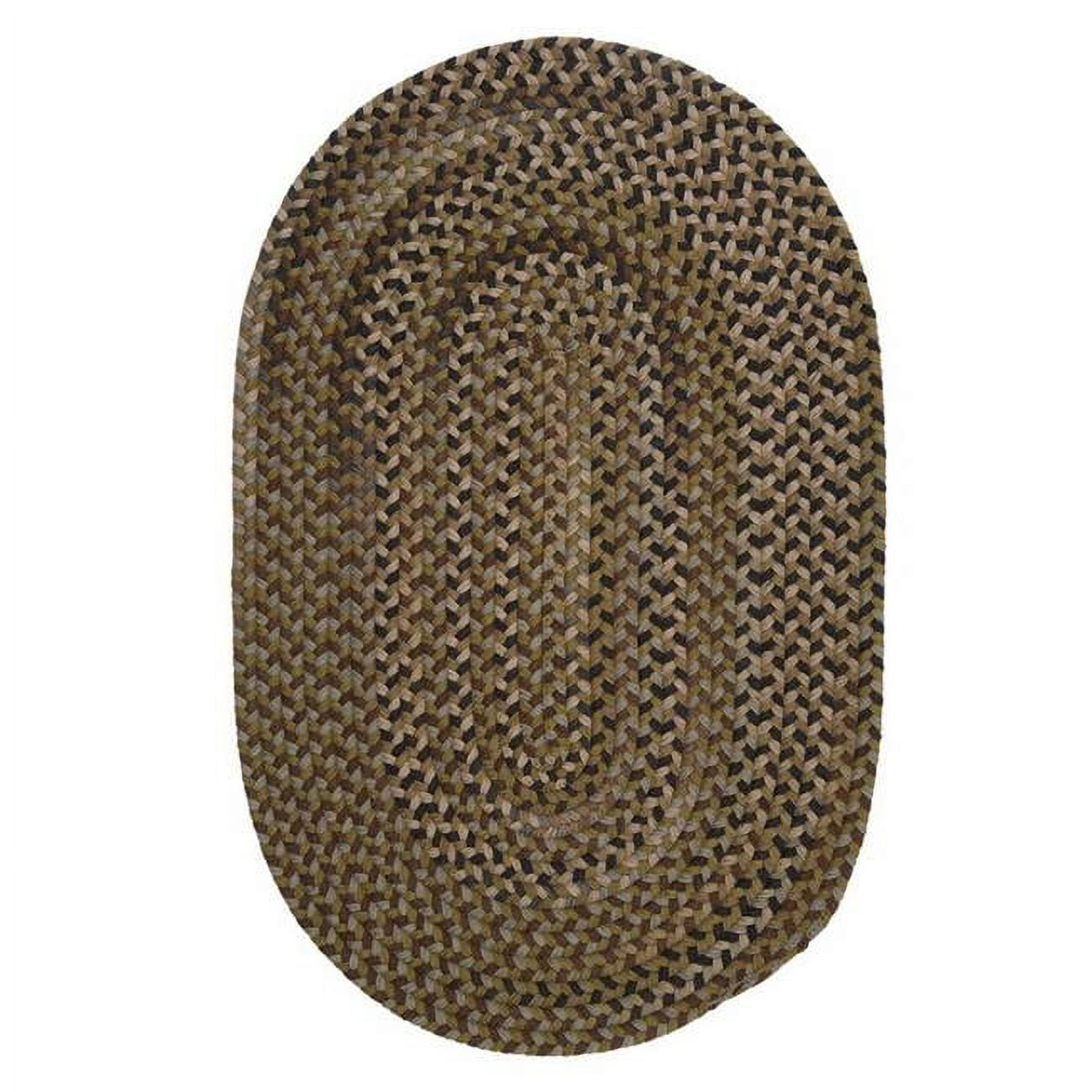 Colonial Mills Rug Rustica Braided Rug Grecian Green 10 ft. x13 ft