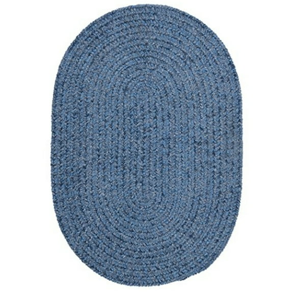 Colonial Mills Spring Meadow Braided Blue Area Rugs 2x12