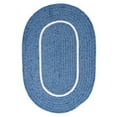thumbnail image 1 of Colonial Mills Rug SL05R072X072 Silhouette - Blue Ice 6 ft. round Braided Rug, 1 of 11
