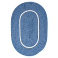 thumbnail image 1 of Colonial Mills Rug  Silhouette Braided Rug - Blue Ice 2ft. x 6ft., 1 of 1