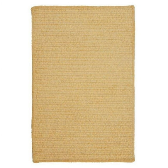Colonial Mills Rug Simple Chenille Braided Rug - Dandelion - 2 ft. x 4 ft.