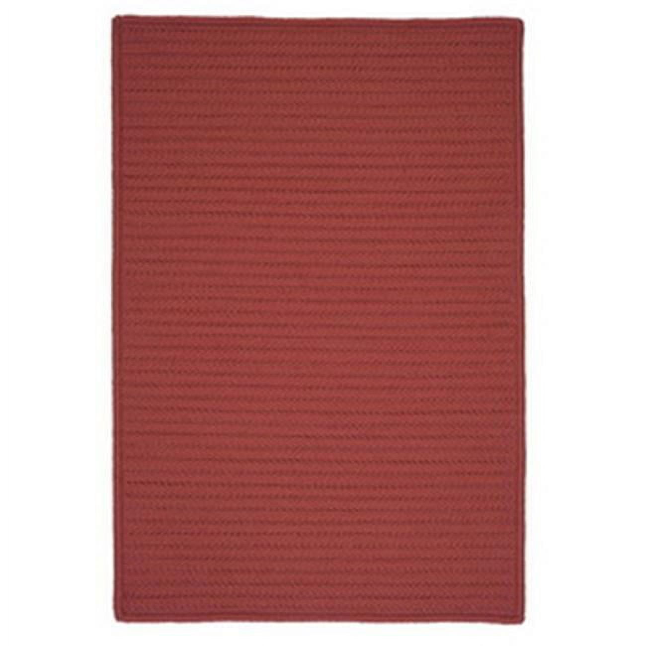Colonial Mills Rug Simply Home Solid Braided Rug - Terracotta - 2 ft. x ...