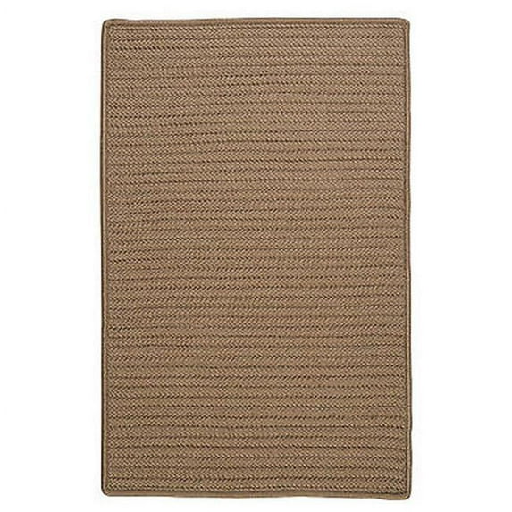 Colonial Mills Rug Simply Home Solid - Cafe Tostado 10 ft. square Braided Rug
