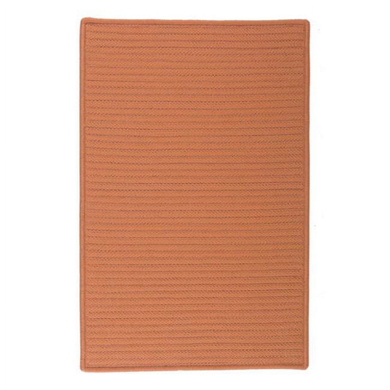 Colonial Mills Rug Simply Home Solid - Rust 8 ft. Square Braided Rug ...