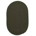 thumbnail image 1 of WL55R144X180 Bristol - Olive 12'x15' Rug, 75% Polypropylene/25% Wool - Oval., 1 of 10