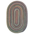 thumbnail image 1 of Colonial Mills 2' x 10' Red, Blue, and Yellow Braided Oval Rug Runner, 1 of 2
